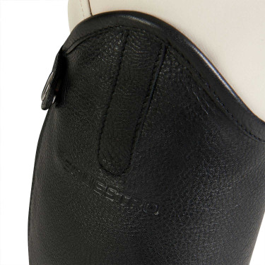 Mini-chaps unisex avec inserts en silicone Gel Grip System Equestro Noir