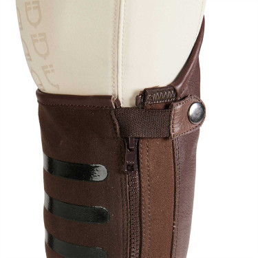 Mini-chaps unisex avec inserts en silicone Gel Grip System Equestro Mini-chaps unisex avec inserts en silicone Gel Grip System Equestro