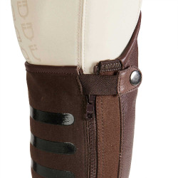 Unisex mini-chaps met siliconen inzetstukken Gel Grip System Equestro Unisex mini-chaps met siliconen inzetstukken Gel Grip System Equestro