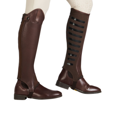 Mini-chaps unisex avec inserts en silicone Gel Grip System Equestro Mini-chaps unisex avec inserts en silicone Gel Grip System Equestro