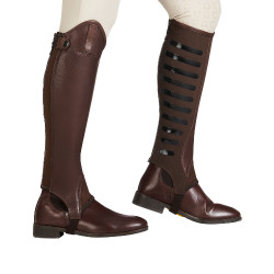 Unisex mini-chaps met siliconen inzetstukken Gel Grip System Equestro Unisex mini-chaps met siliconen inzetstukken Gel Grip System Equestro