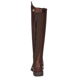 Mini-chaps en cuir souple avec fermeture éclair latérale Magellano Equestro Marron Mini-chaps en cuir souple avec fermeture éclair latérale Magellano Equestro Marron