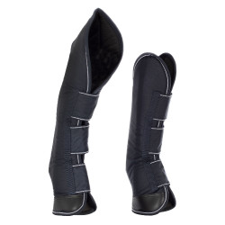 Guêtres de transport en polyester 900D ripstop Acavallo par 4 Bleu Guêtres de transport en polyester 900D ripstop Acavallo par 4 Bleu