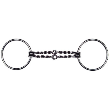 Mors 2 ringen Feeling dubbele gedraaide bitten Mors 2 ringen Feeling dubbele gedraaide bitten