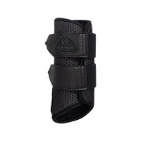 Guêtres avant en néoprène perforé avec double fermeture velcro Acavallo Noir Guêtres avant en néoprène perforé avec double fermeture velcro Acavallo Noir