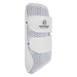 Guêtres avant en néoprène perforé avec double fermeture velcro Acavallo