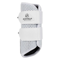 Guêtres avant en néoprène perforé avec double fermeture velcro Acavallo Blanc Guêtres avant en néoprène perforé avec double fermeture velcro Acavallo Blanc