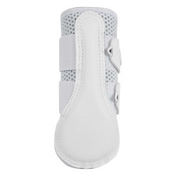 Guêtres avant en néoprène perforé avec double fermeture velcro Acavallo Blanc