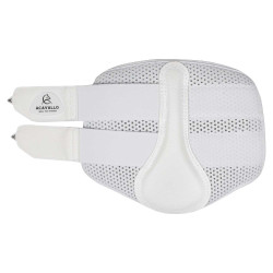 Guêtres avant en néoprène perforé avec double fermeture velcro Acavallo Blanc