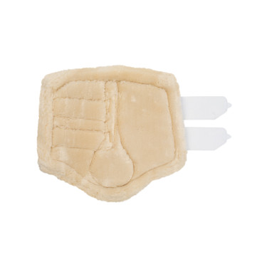 Guêtres avant en cuir écologique avec fourrure synthétique et double velcro Acavallo Guêtres avant en cuir écologique avec fourrure synthétique et double velcro Acavallo