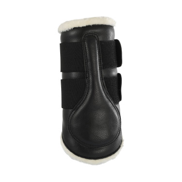 Guêtres avant en cuir écologique avec double fermeture velcro Acavallo Guêtres avant en cuir écologique avec double fermeture velcro Acavallo