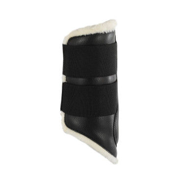 Guêtres avant en cuir écologique avec double fermeture velcro Acavallo Guêtres avant en cuir écologique avec double fermeture velcro Acavallo