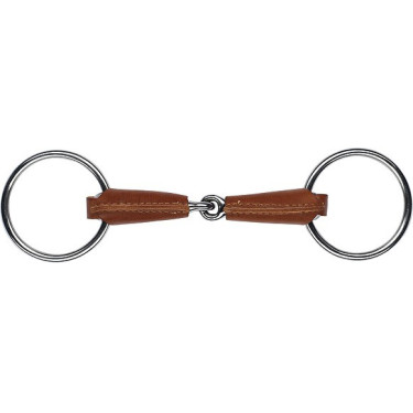 Mors 2 ringen Feeling bekleed met leer Mors 2 ringen Feeling bekleed met leer