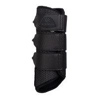 Guêtres arrière en néoprène perforé avec triple velcro Acavallo Noir Guêtres arrière en néoprène perforé avec triple velcro Acavallo Noir