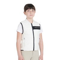 Gilet technique enfant Equestro Blanc Gilet technique enfant Equestro Blanc