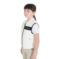 Gilet technique enfant Equestro Blanc Gilet technique enfant Equestro Blanc