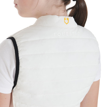 Technisch kinderbodywarmer Equestro Wit