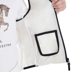 Technisch kinderbodywarmer Equestro Wit