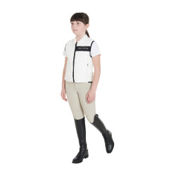 Gilet technique enfant Equestro Blanc