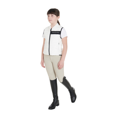 Gilet technique enfant Equestro Blanc
