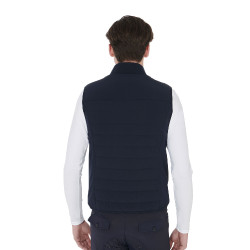 Gilet homme en tissu technique respirant Flam Equestro Marine Bleu marine Gilet homme en tissu technique respirant Flam Equestro Marine Bleu marine