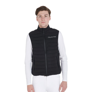 Herenbodywarmer van winddicht technisch materiaal Equestro Herenbodywarmer van winddicht technisch materiaal Equestro