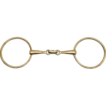 Mors 2 grote dunne ringen Feeling Anatomic maillechort Mors 2 grote dunne ringen Feeling Anatomic maillechort