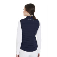 Dames windjack van technisch stof Equestro Marine Marineblauw Dames windjack van technisch stof Equestro Marine Marineblauw