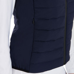 Gilet en tissu technique coupe-vent femme Equestro Marine Bleu marine Gilet en tissu technique coupe-vent femme Equestro Marine Bleu marine