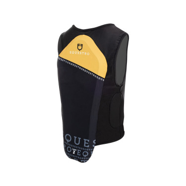 Gilet de protection niveau 2 enfant Equestro Jaune