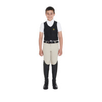 Gilet de protection niveau 2 enfant Equestro Jaune