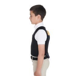 Gilet de protection niveau 2 enfant Equestro Jaune