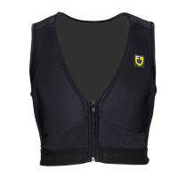 Beschermvest niveau 2 met gewatteerde borst unisex Equestro Wit Beschermvest niveau 2 met gewatteerde borst unisex Equestro Wit
