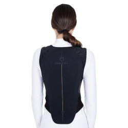 Gilet de protection niveau 2 avec poitrine rembourrée unisex Equestro Noir Gilet de protection niveau 2 avec poitrine rembourrée unisex Equestro Noir