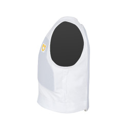Gilet de protection niveau 2 avec poitrine rembourrée enfant Equestro Blanc Gilet de protection niveau 2 avec poitrine rembourrée enfant Equestro Blanc