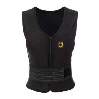 Gilet de protection adulte avec ceinture Equestro Lilas Bleu