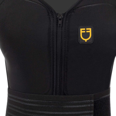 Gilet de protection adulte avec ceinture Equestro Lilas Bleu