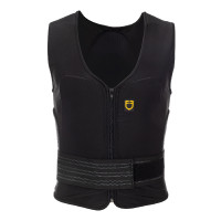 Gilet de protection adulte avec ceinture Equestro Jaune