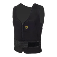 Volwassen beschermvest met riem Equestro Geel Volwassen beschermvest met riem Equestro Geel