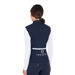 Gilet ajusté en tissu technique femme Equestro Marine blazer Bleu marine Gilet ajusté en tissu technique femme Equestro Marine blazer Bleu marine