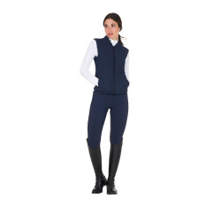 Gilet ajusté en tissu technique femme Equestro Marine blazer Bleu marine Gilet ajusté en tissu technique femme Equestro Marine blazer Bleu marine