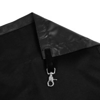 Boxdeur met siliconenlogo Equestro Zwart / geel Boxdeur met siliconenlogo Equestro Zwart / geel