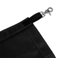 Boxdeur met siliconenlogo Equestro Zwart / geel Boxdeur met siliconenlogo Equestro Zwart / geel