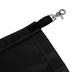 Porte de box avec logo en silicone Equestro Noir / noir Porte de box avec logo en silicone Equestro Noir / noir