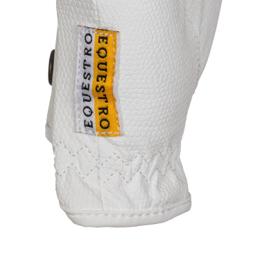 Unisex handschoenen van zacht synthetisch leer met klittenbandsluiting Equestro Unisex handschoenen van zacht synthetisch leer met klittenbandsluiting Equestro