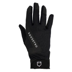 Gants en tissu technique Sunny Equestro Noir