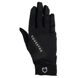 Gants en tissu technique Sunny Equestro Noir