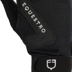 Gants en tissu technique Sunny Equestro Noir