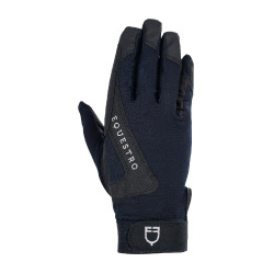 Technische stoffen handschoenen Sunny Equestro Marine Marineblauw Technische stoffen handschoenen Sunny Equestro Marine Marineblauw