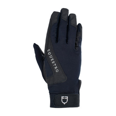 Technische stoffen handschoenen Sunny Equestro Marine Marineblauw Technische stoffen handschoenen Sunny Equestro Marine Marineblauw